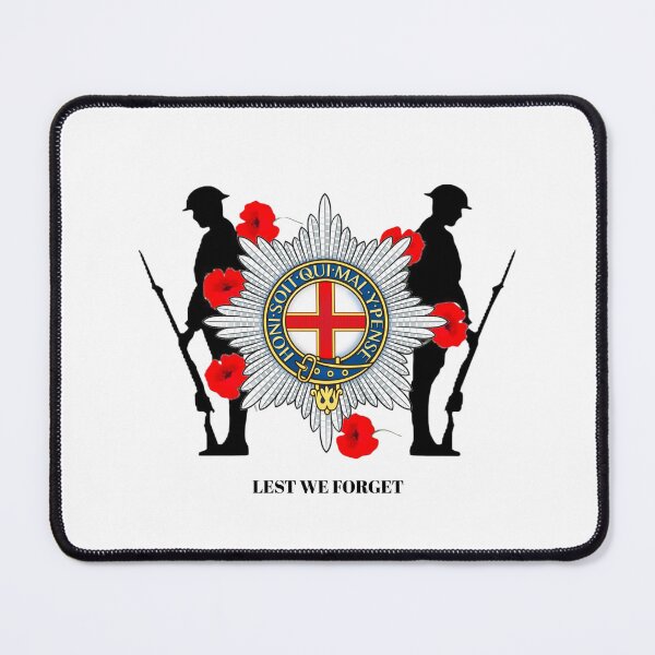 Item preview, Coldstream Guards Remembrance Lest we Forget designed and sold by Bootneckstore.