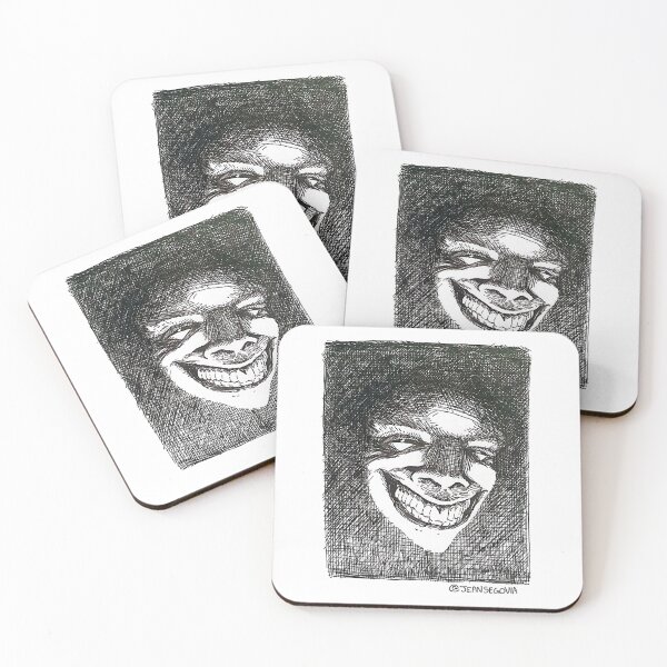 Item preview, Dark creepy face horror art on ink and paper designed and sold by Jean Segovia Dark Horror Art.