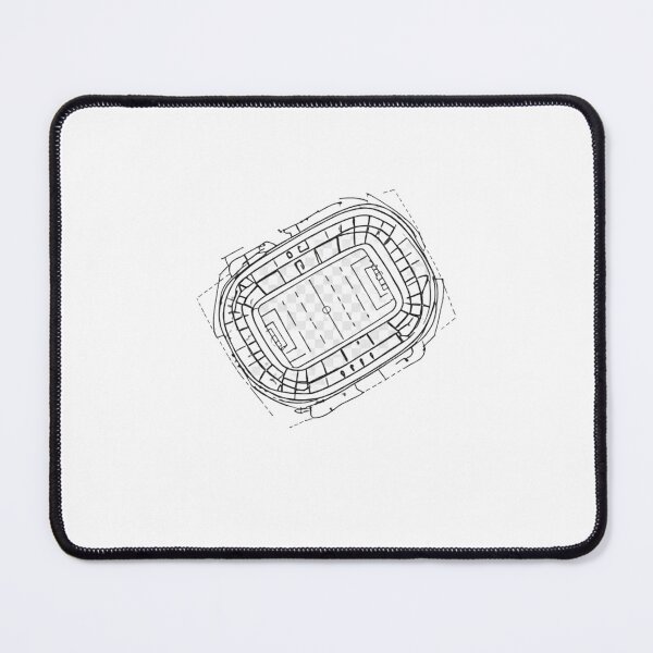 Item preview, Minimalist sketch of a football stadium from a bird's-eye view. designed and sold by Rebel-Youth.