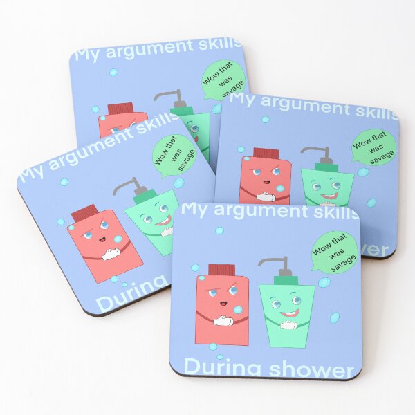 Item preview, Shower Thoughts - funny argument skills in shower designed and sold by momosartstudio.