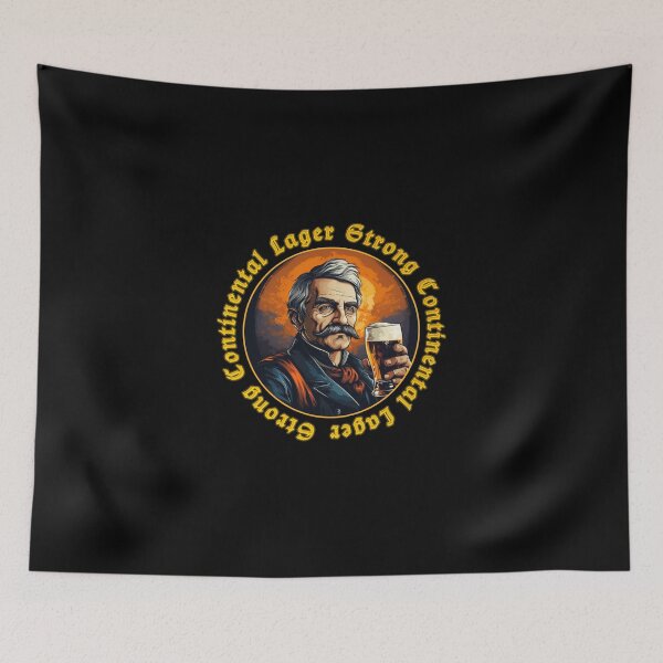 Item preview, Strong Continental Lager - Planet of the Scouse Apes designed and sold by Totalthrive.