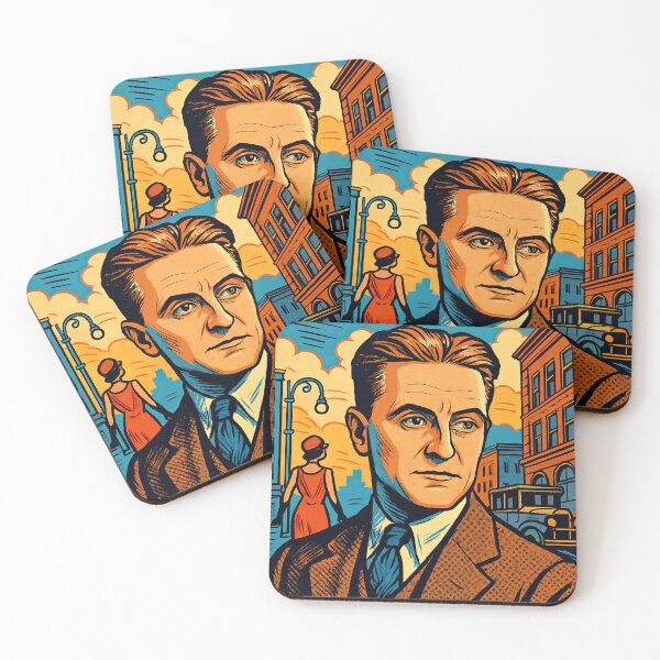 Item preview, F. Scott Fitzgerald, author | Comics stylCartoone -  designed and sold by ComicsFactory.
