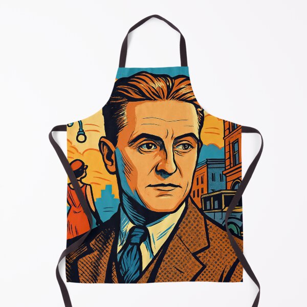 Item preview, F. Scott Fitzgerald, author | Comics stylCartoone - designed and sold by ComicsFactory.
