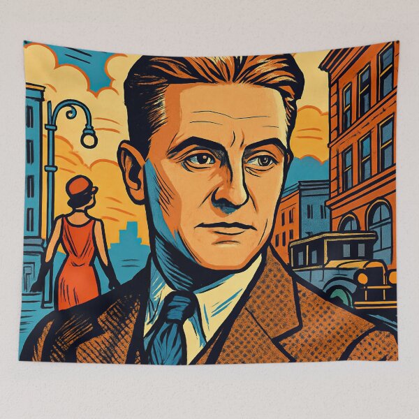 Item preview, F. Scott Fitzgerald, author | Comics stylCartoone -  designed and sold by ComicsFactory.
