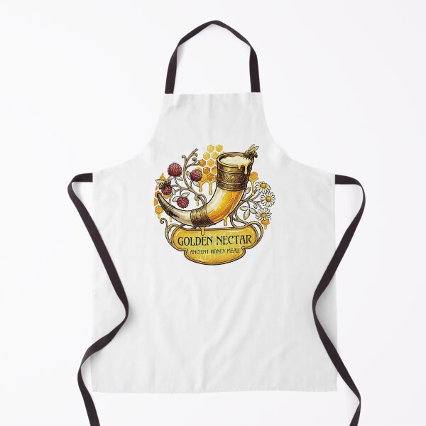 Item preview, Art Nouveau Honey Mead Horn Vintage Viking Tavern Aesthetic designed and sold by OneLineBar.