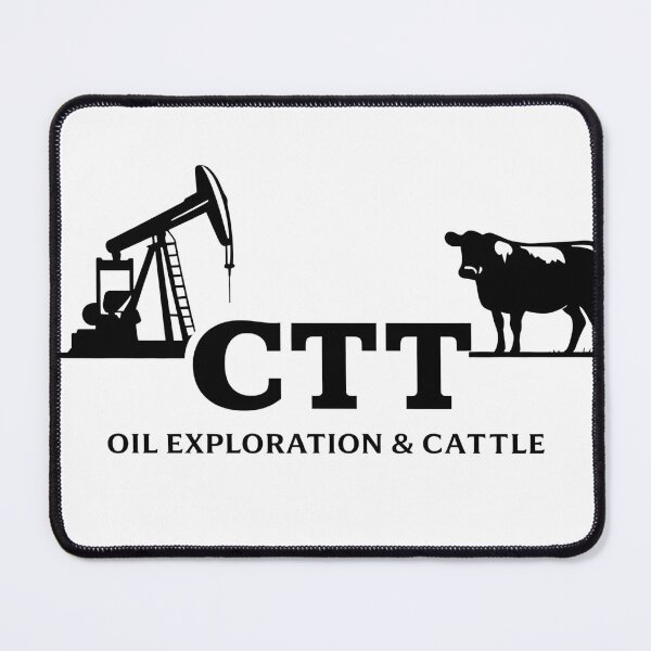 Item preview, CTT Oil Exploration Cattle Ranch Energy Industry Humor designed and sold by Nouna11.