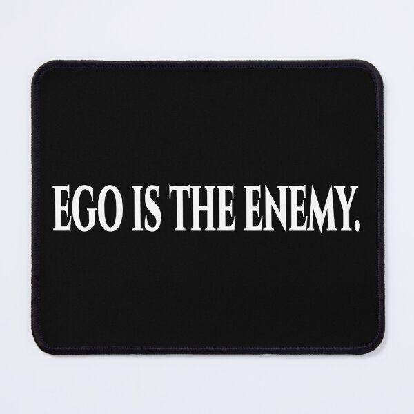 Item preview, Ego Is The Enemy Stoic Philosophy Quote designed and sold by Mikidesign1988.
