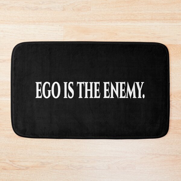 Item preview, Ego Is The Enemy Stoic Philosophy Quote designed and sold by Mikidesign1988.