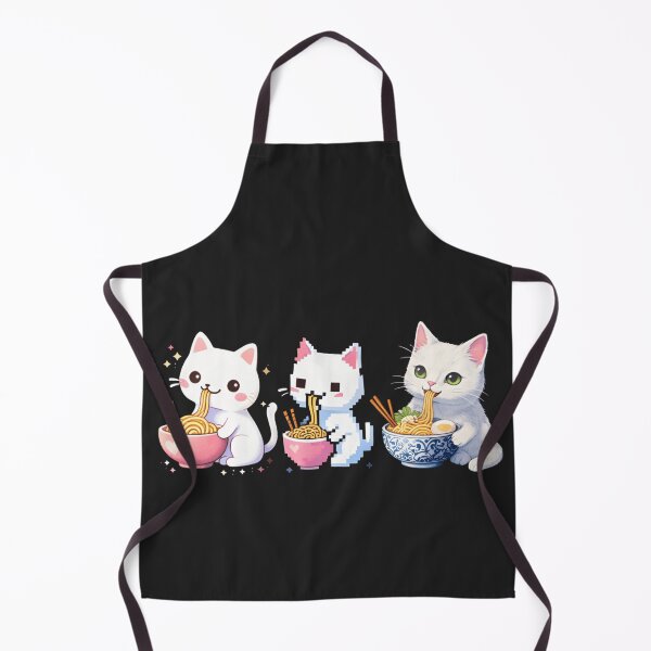 Item preview, Cute Cat Eating Ramen T-Shirt – Kawaii Cat Noodles Illustration, Funny Anime-Style Food Lover Graphic Tee designed and sold by ZyxDes.