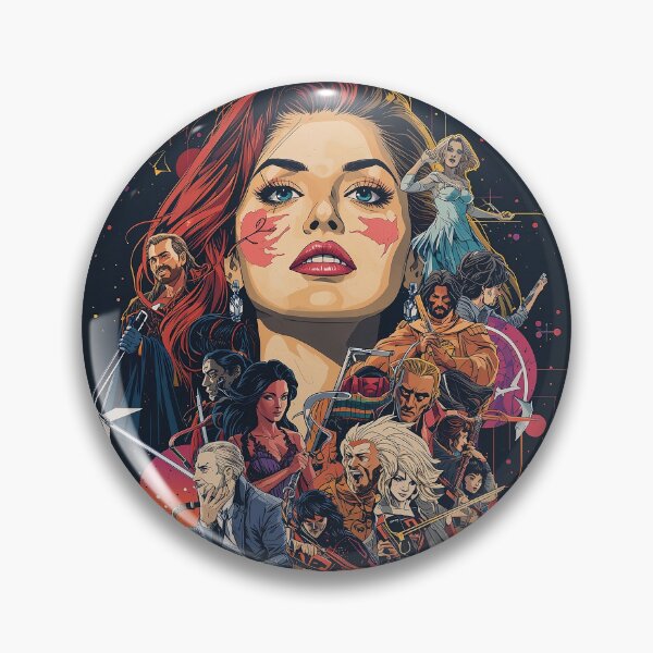 Item preview, Neon Retro Sci‑Fi Hero Collage designed and sold by Bright Vibe Designs.