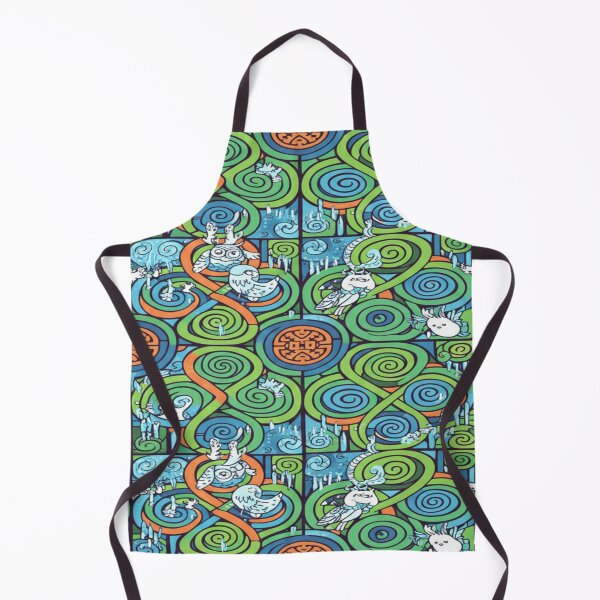 Item preview, Enchanted Winter Labyrinth – Maze & Snow Doodle designed and sold by Imaginarium of Chaos falcon88 .