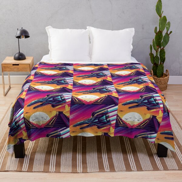 Item preview, Pyramids & Starships – Futuristic Sunset Encounter designed and sold by Dogandesighn.