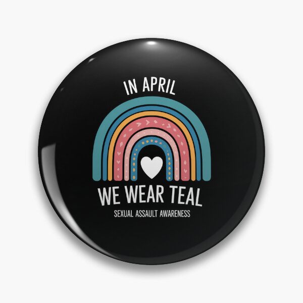 Item preview, In April We Wear Teal Sexual Assault Awareness Month Ribbon designed and sold by SyncSusscess.