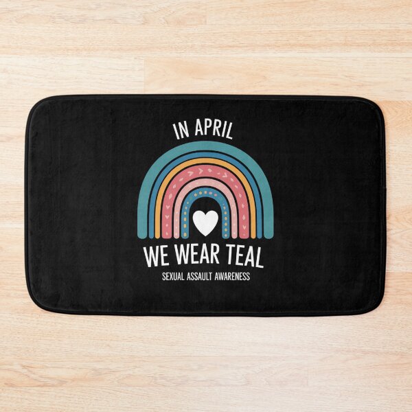 Item preview, In April We Wear Teal Sexual Assault Awareness Month Ribbon designed and sold by SyncSusscess.