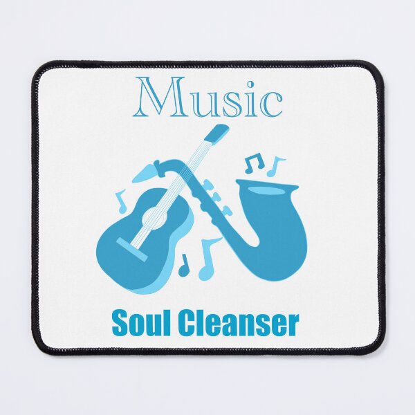 Item preview, Music Soul Cleanser – Guitar and Saxophone Illustration designed and sold by momosartstudio.
