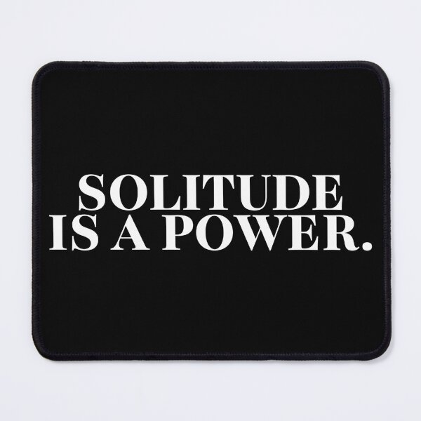 Item preview, Solitude Is A Power Introvert Aesthetic designed and sold by Mikidesign1988.