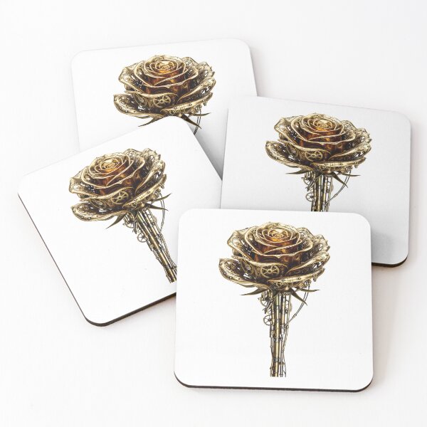 Item preview, Mechanical Rose Bloom - Brass Steampunk Fantasy Art  designed and sold by Marcu Ioachim.