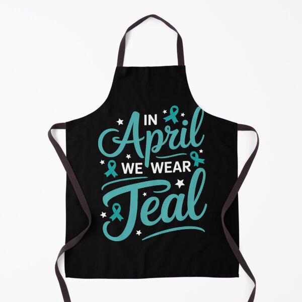 Item preview, In April We Wear Teal Sexual Assault Awareness Month 5 designed and sold by SyncSusscess.