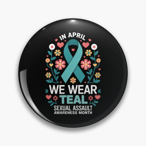 Item preview, In April We Wear Teal Sexual Assault Awareness Month 7 designed and sold by SyncSusscess.