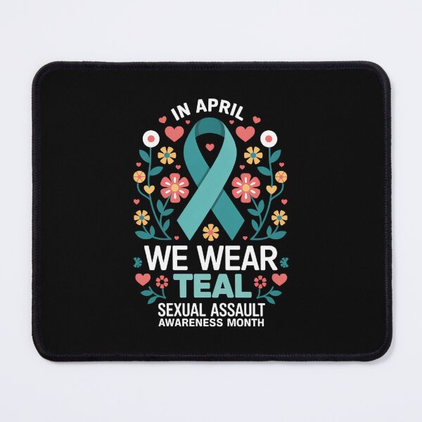 Item preview, In April We Wear Teal Sexual Assault Awareness Month 7 designed and sold by SyncSusscess.