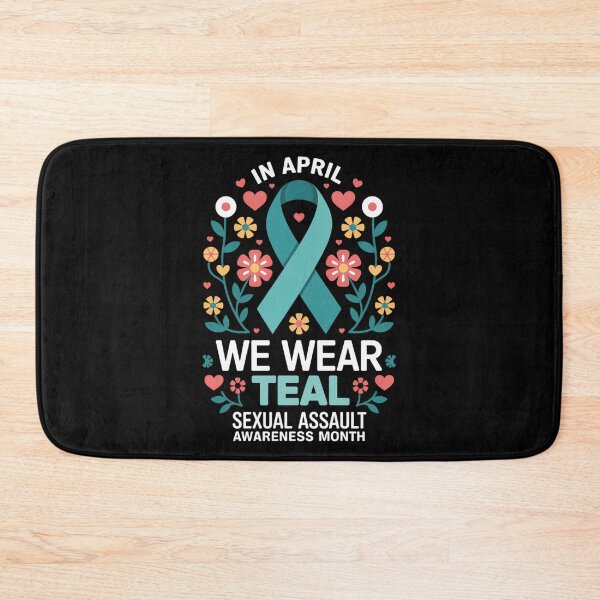 Item preview, In April We Wear Teal Sexual Assault Awareness Month 7 designed and sold by SyncSusscess.