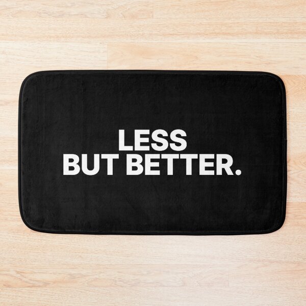 Item preview, Less But Better Essentialism Minimalist Quote designed and sold by Mikidesign1988.