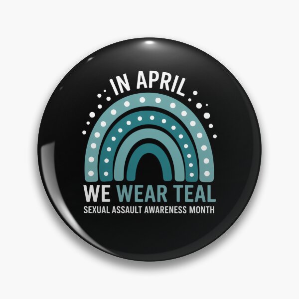 Item preview, In April We Wear Teal Sexual Assault Awareness Month 6 designed and sold by SyncSusscess.
