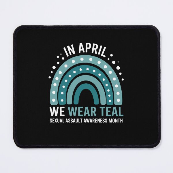 Item preview, In April We Wear Teal Sexual Assault Awareness Month 6 designed and sold by SyncSusscess.