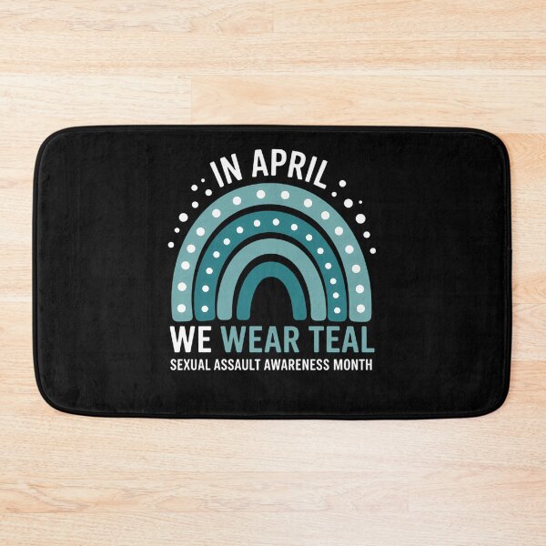 Item preview, In April We Wear Teal Sexual Assault Awareness Month 6 designed and sold by SyncSusscess.