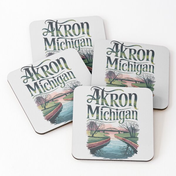 Item preview, Akron, Michigan, Akron MI, Akron Michigan designed and sold by MoMidoStore.