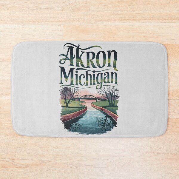 Item preview, Akron, Michigan, Akron MI, Akron Michigan designed and sold by MoMidoStore.