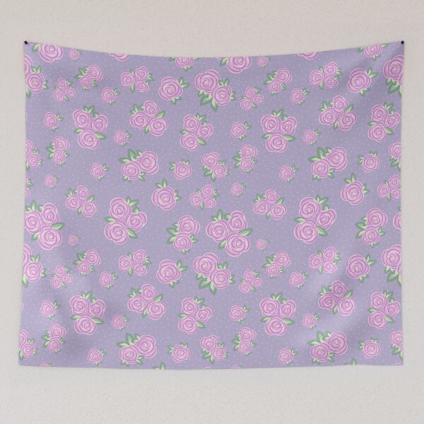 Item preview, Purple colored floral pattern designed and sold by Dinasworld.