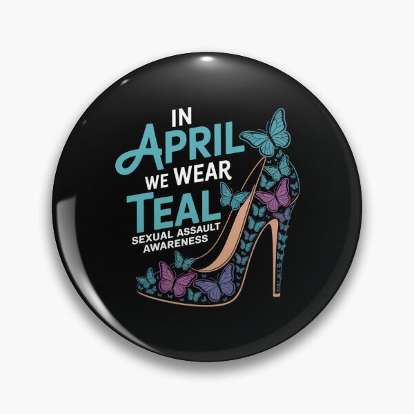 Item preview, In April We Wear Teal Sexual Assault Awareness Month 3 designed and sold by SyncSusscess.