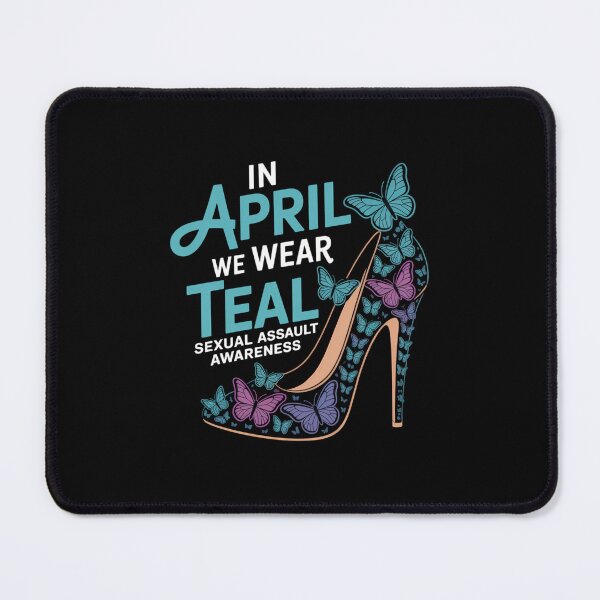 Item preview, In April We Wear Teal Sexual Assault Awareness Month 3 designed and sold by SyncSusscess.