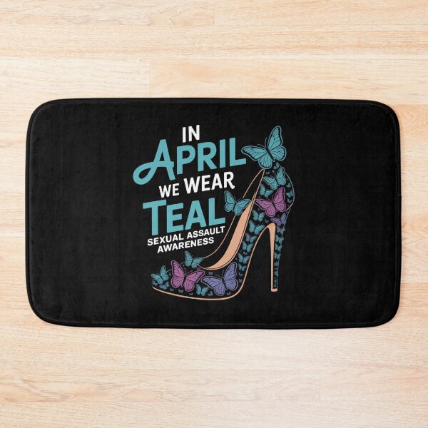 Item preview, In April We Wear Teal Sexual Assault Awareness Month 3 designed and sold by SyncSusscess.