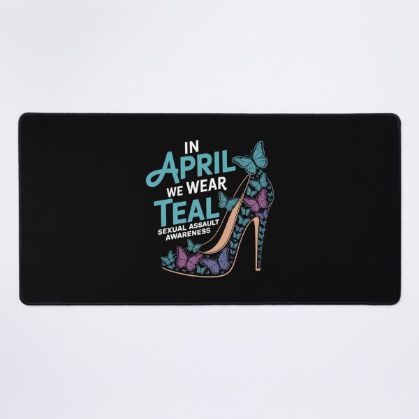 Item preview, In April We Wear Teal Sexual Assault Awareness Month 3 designed and sold by SyncSusscess.