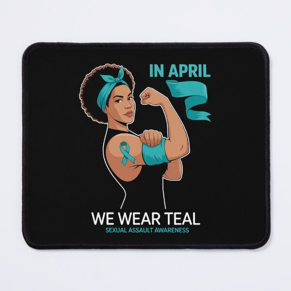 Item preview, In April We Wear Teal Sexual Assault Awareness Month 2 designed and sold by SyncSusscess.