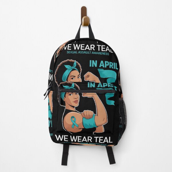 Item preview, In April We Wear Teal Sexual Assault Awareness Month 2 designed and sold by SyncSusscess.
