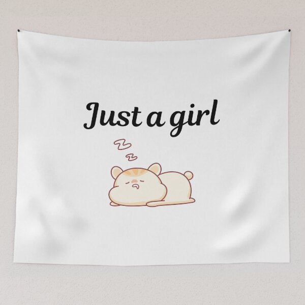 Item preview, Just a girl hamster  designed and sold by Peachy-Draws.