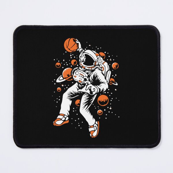 Item preview, Basketball Astronaut Slam Dunk, playing Basketball in Space. designed and sold by SciArtPrintShop.