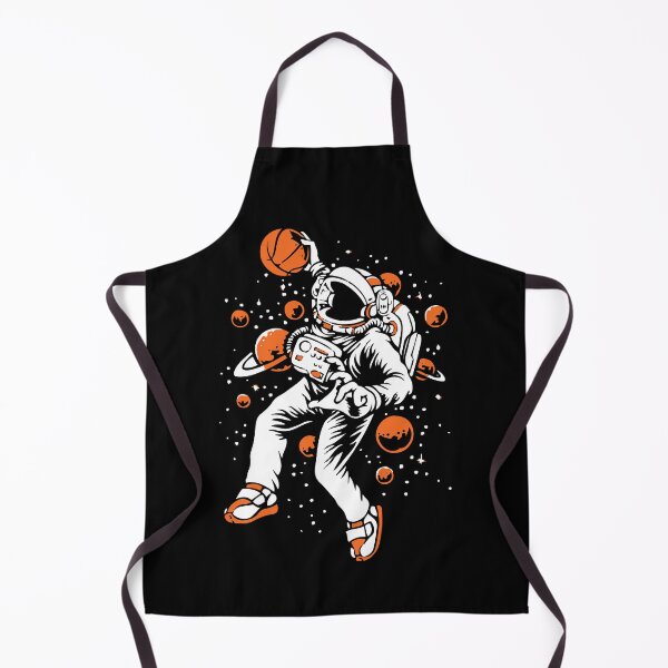 Item preview, Basketball Astronaut Slam Dunk, playing Basketball in Space. designed and sold by SciArtPrintShop.