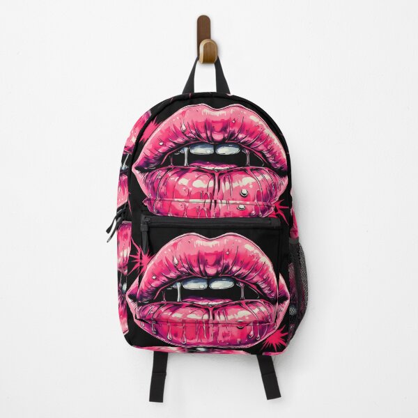 Item preview, Neon Glossy Dripping Lips Pop Art designed and sold by Neer arts.