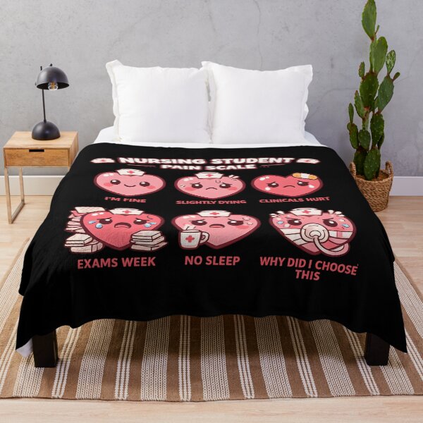 Item preview, Nursing Student Pain Scale Valentine designed and sold by LunaMagicStudio.