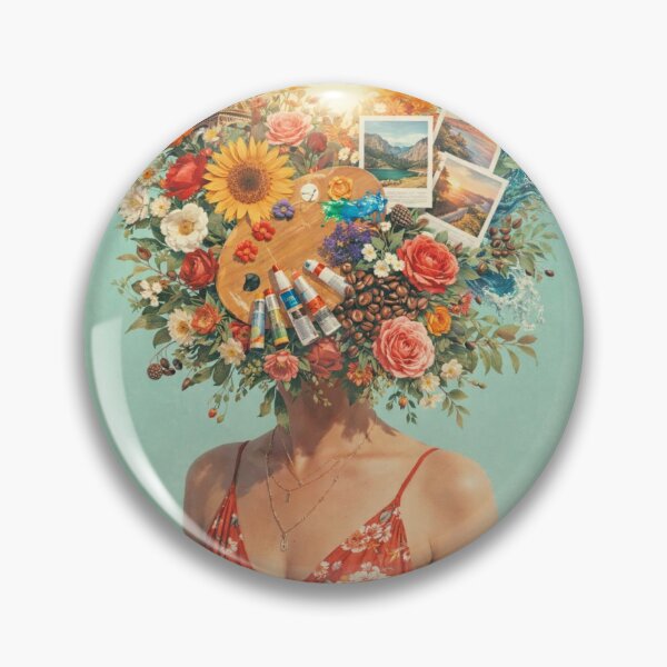Item preview, Wanderlust & Creativity: Surreal Floral Collage with Eiffel Tower designed and sold by AgingeR.