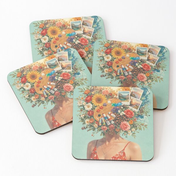 Item preview, Wanderlust & Creativity: Surreal Floral Collage with Eiffel Tower designed and sold by AgingeR.