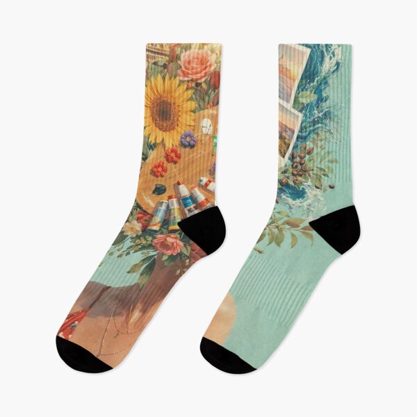 Item preview, Wanderlust & Creativity: Surreal Floral Collage with Eiffel Tower designed and sold by AgingeR.