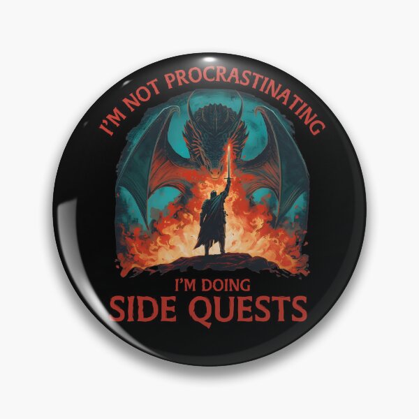 Item preview, Side Quests – Epic Gamer Fantasy designed and sold by LunaMagicStudio.