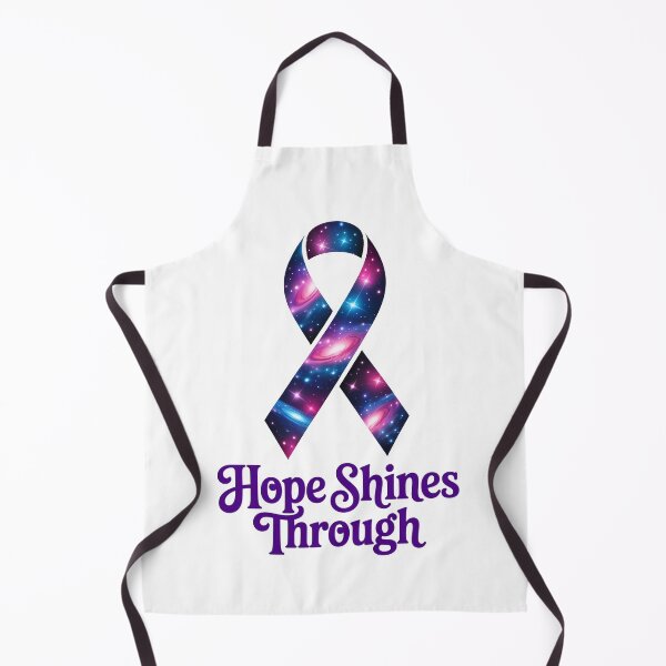 Item preview, Hope Shines Cancer Warrior Ribbon designed and sold by DigitalDream11.