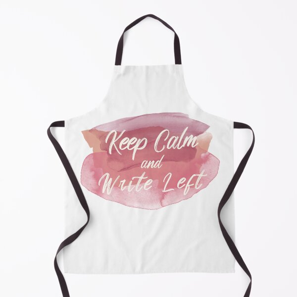 Item preview, Keep Calm and Write Left National Left Handers Day Funny Quote Watercolor Typography designed and sold by Kidult Minds.