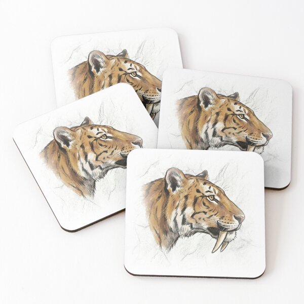 Item preview, The Elegant Assassin: Smilodon gracilis Portrait designed and sold by FreiherrPK.